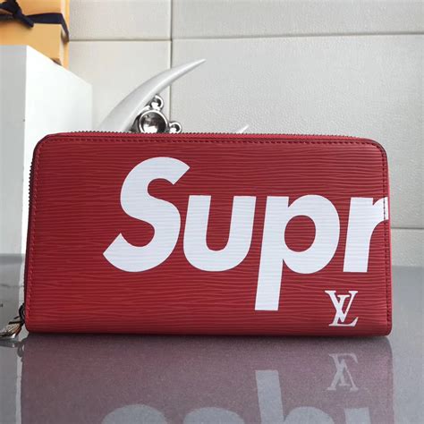 louis vuitton supreme long wallet|does louis vuitton own supreme.